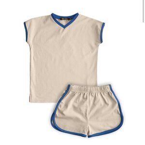 •FEATURED• 🆕 NWT Kin+Kin Sand V-neck Track Set